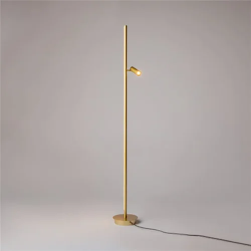 Напольный светильник (торшер) Thin 3000К 14Вт (Латунь) - фото 7
