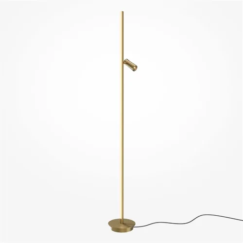 Напольный светильник (торшер) Thin 3000К 14Вт (Латунь) - фото 9