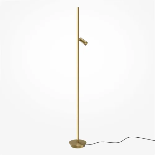 Напольный светильник (торшер) Тонкость / Thin 3000К 14Вт (Латунь) MOD395FL-L28BS3K - фото 11