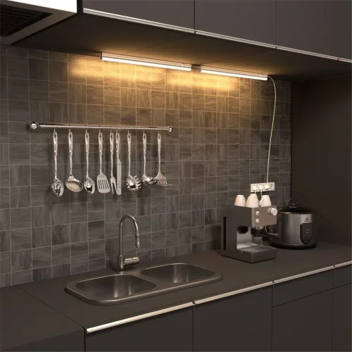 Светильник светодиодный Black 10Вт 3000К IP20 700лм 170-264В 561х22х38мм ДВО линейный накладной бел. GAUSS 130511110 - фото 2