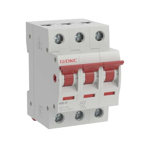 Выключатель нагрузки модульный 3п 63А MSD YON MSD-3P63 - фото