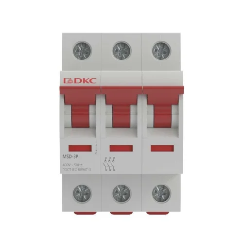 Выключатель нагрузки модульный 3п 63А MSD YON MSD-3P63 - фото 2