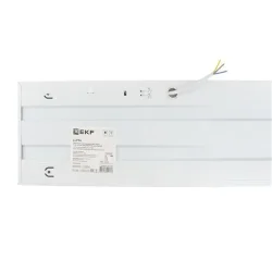 Светильник светодиодный ДВО 4114-L 36Вт 6500К 1195х180х19 опал EKF LPL-4114-L-36-6500