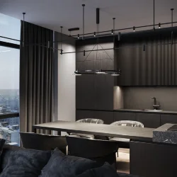 Esthetic Magnetic Декоративная стойка с вводом питания 606 мм 85148/00 (065444)