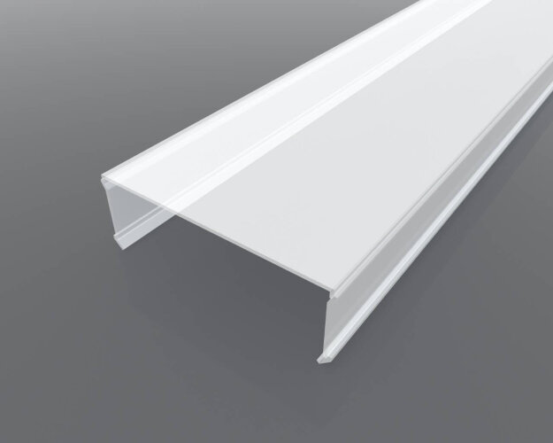 Рассеиватель поликарбонатный для профиля LC-LRM-M69-6 матовый - фото