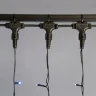 Гирлянда Занавес 2 x 2 м Синий 220В, 400 LED, Провод Черный ПВХ, IP54. Фото 3.