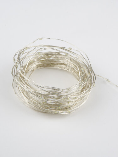 ULD-S1000-100-SCB-3AA WHITE IP20 DEW Гирлянда светодиодная на батарейках 3AA не в-к, Роса, 10м, 100 светодиодов, Белый свет, Провод медный, TM Uniel - фото 2