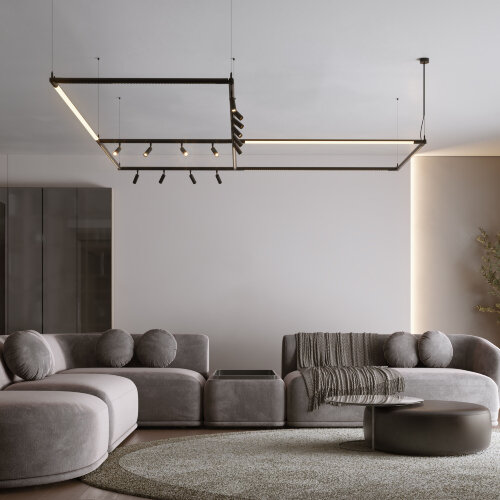 Module System Набор для подвеса Т-образный с питанием (черный) - Фото 3