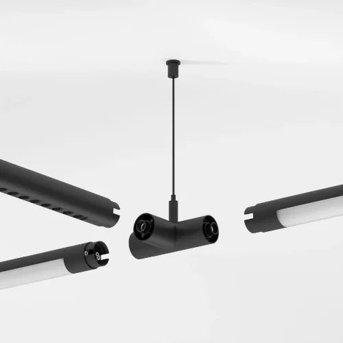 Module System Набор для подвеса Т-образный с питанием (черный) 85189/00 - фото 4