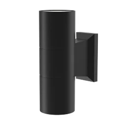 Настенный светильник (бра) Бауэри / Bowery GU10х2 50Вт IP 54 (Черный) O574WL-02B