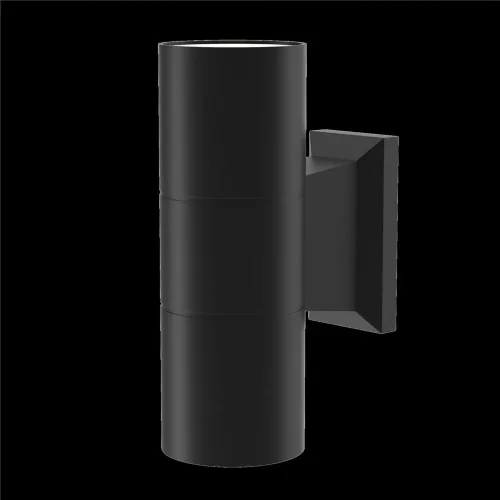 Настенный светильник (бра) Бауэри / Bowery GU10х2 50Вт IP 54 (Черный) O574WL-02B - фото 7