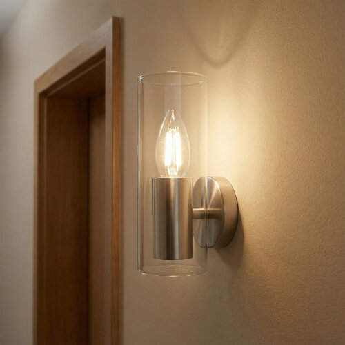 LED-C35-9W-3000K-E27-CL PLS02WH Лампа светодиодная, Форма свеча, прозрачная, Серия Sky, Теплый белый свет 3000К. - фото 3