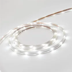 Светодиодная Лента LTC Герметичная Белая 220В, SMD2835, 24LED/м, 6000К, IP65, Бухта 100м