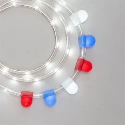 Светодиодная Лента LTC Герметичная Белая 220В, SMD2835, 24LED/м, 6000К, IP65, Бухта 100м