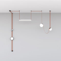 Cветильник для трека-ремня Belty, серия Flow, со светодиодом, D168*H29.5мм, 48V DC, 10W, RA90, 120°, 4000K, IP20, черный, алюминий, Denkirs DK5566-BK