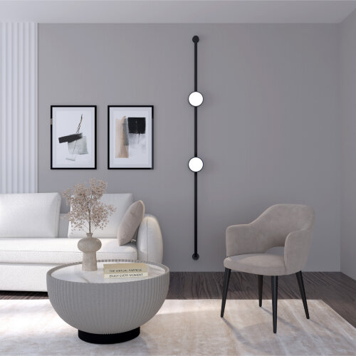 DK5566-BK Cветильник для трека-ремня Belty, серия Flow, со светодиодом, D168*H29.5мм, 48V DC, 10W, RA90, 120°, 4000K, IP20, черный, алюминий. Фото 6