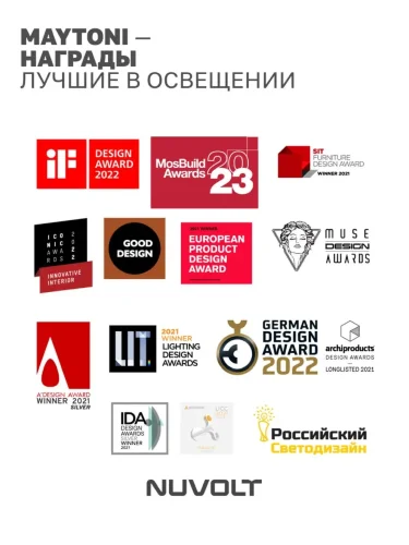 Потолочный светильник NUVOLT LDL-001B (Черный) - фото 6