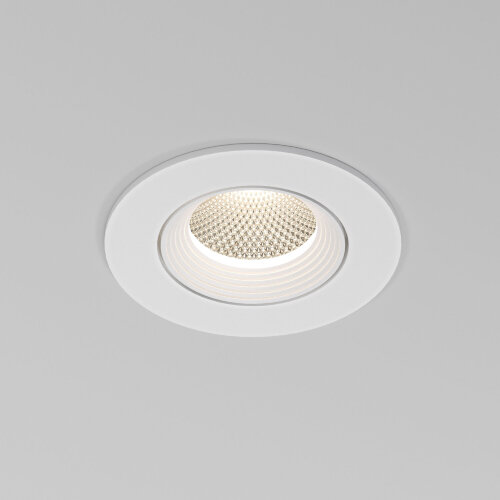 Светильник встраиваемый светодиодный Even белый - Фото 2