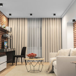 Светильник накладной IP 20, 10 Вт, GU5.3, LED, черно-белый/черный, пластик, Denkirs DK3080-BW+BK