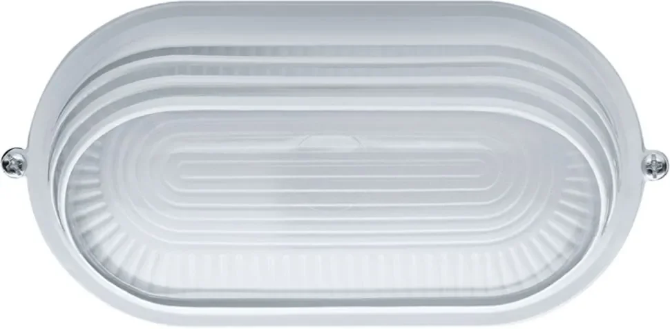 Светильник ЛОН 94 816 NBL-O3-60-E27/WH 1х60Вт E27 IP54 (аналог НПБ 1407 бел. овал ресн. 60Вт) Navigator 94816 - фото