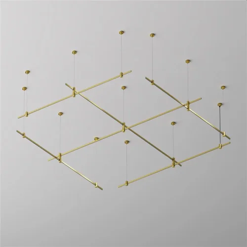 Шинопровод 2 м Flarity латунь (Латунь) - фото 4