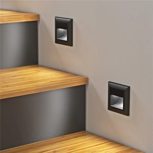 Рамка из поликарбоната на 1 пост Fiore черный W0012208 - фото 4