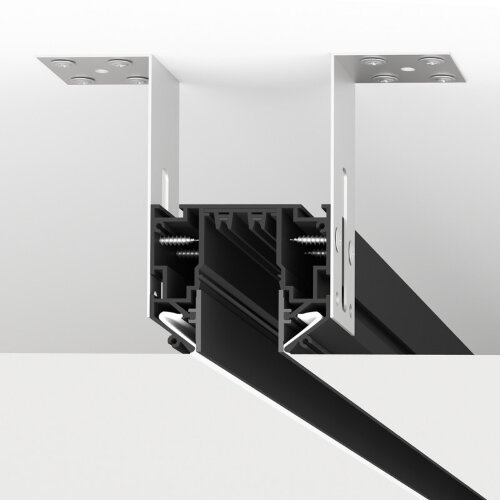 TR2023-BK Профиль-трек SMART ONE, для натяжных потолков, 3 м, алюминий, черный. Фото 2