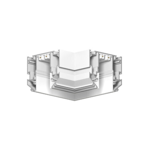 TR2026-WH Угловой элемент 90° трека SMART ONE, алюминий, белый. Фото 3