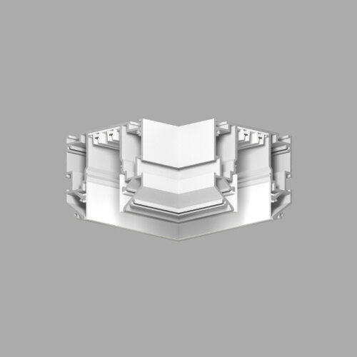 TR2026-WH Угловой элемент 90° трека SMART ONE, алюминий, белый.