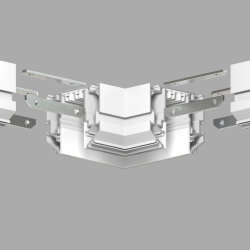 Угловой элемент 90° трека SMART ONE, алюминий, белый, Denkirs TR2026-WH