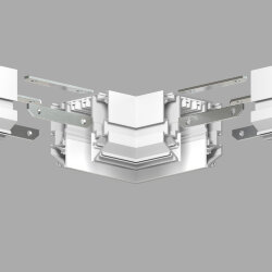 Угловой элемент 90° трека SMART ONE, алюминий, белый, Denkirs TR2026-WH