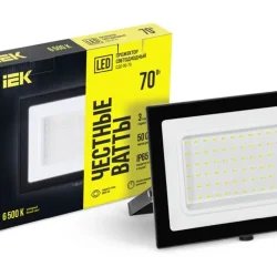Прожектор светодиодный СДО 06-70 6500К IP65 черн. IEK LPDO601-70-65-K02