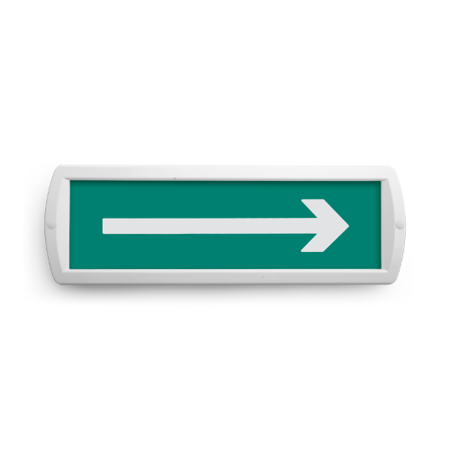 Сменная надпись "Стрелка вправо" на зеленом фоне - фото 2.