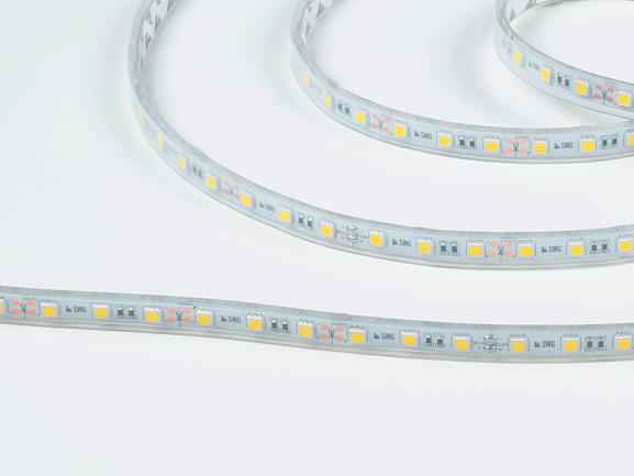 Светодиодная лента 5050, 60 LED/м, 14,4 Вт/м, 12В , IP66, Цвет: Нейтральный белый, SWG560-12-14.4-NW-66-M. Фото 2