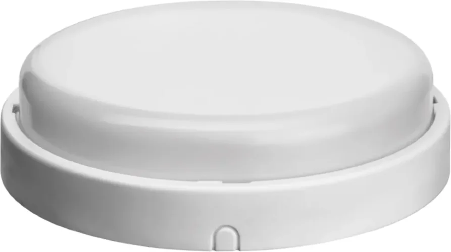 Светильник светодиодный 61 877 OBL-R2-12-6.5K-WH-IP65-LED 12Вт 6500К IP65 900лм ЖКХ круг бел. (аналог НПП) ОНЛАЙТ 61877 - фото