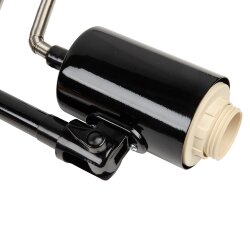 UML-T702 E14 BLACK Торшер напольный под лампу Е14, 60W, с регулировкой наклона, Механический выключатель, Черный