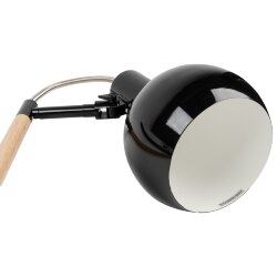 UML-T702 E14 BLACK Торшер напольный под лампу Е14, 60W, с регулировкой наклона, Механический выключатель, Черный