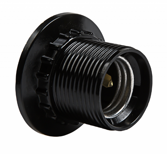 Патрон Е27 Н12РП-01 Е27 карболитовый с прижимным кольцом IN HOME - Фото