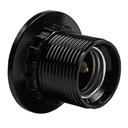 Патрон Е27 Н12РП-01 Е27 карболитовый с прижимным кольцом IN HOME