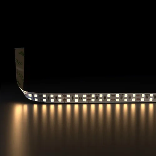 Лента светодиодная 240 LED 18 Вт IP20 двухрядная 3300К теплый белый, 5м 2835 24V 240Led 18W IP20 - фото 2