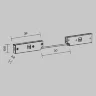Коннектор питания угловой с проводом 6см Levity (Черный) TRA184CPC-1B-7.5 - фото 6