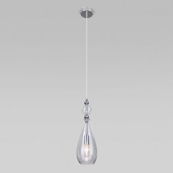 Подвесной светильник со стеклянным плафоном 50202/1 прозрачный (051704)