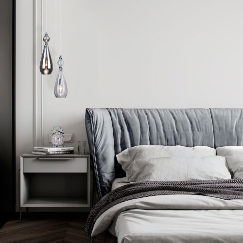 Подвесной светильник со стеклянным плафоном - Фото 4