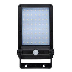 USL-F-561-PT165 SENSOR N1 Садовый светильник на солнечной батарее, с датчиком движения, 6Вт, Кронштейн в-к, Белый свет 4000K, Корпус черный, TM Uniel