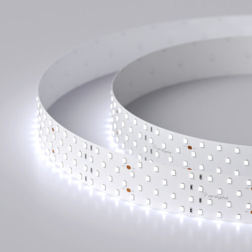 Светодиодная лента RT 2-2500 24V Cool 8K 4x2 (2835, 700 LED, LUX) (Arlight, 30 Вт/м, IP20) 019084 - фото