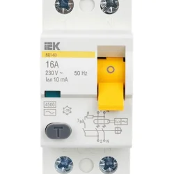 Выключатель дифференциального тока (УЗО) 2п 16А 30мА тип AC ВД1-63 KARAT IEK MDV10-2-016-030