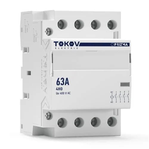 Контактор модульный 54мм 63А 230В АС 4НО PRIZMA TOKOV ELECTRIC TKE-PZ-MC-3-63-230-40 - фото