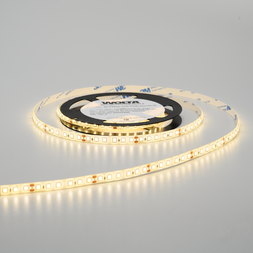 Светодиодная лента WOLTA WLS2835-12W/3000/24S120-01 SMD2835 12Вт 3000К 24В IP65 120 led/m - фото 3.