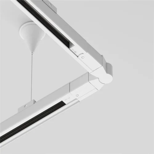 Коннектор поворотный шарнирный Trinity белый (Белый) - фото 3