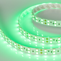 Светодиодная лента RT 2-5000 24V Green 2х2 (5060, 600 LED, LUX) (Arlight, 28.8 Вт/м, IP20) 011262